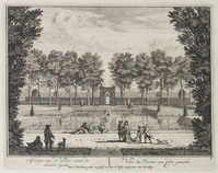 KG 06241
<br/>
't Gezigt van de Vyver aan de linker zyde..
<br/>
<em>Moucheron, Isaac de (1667-1744)</em>